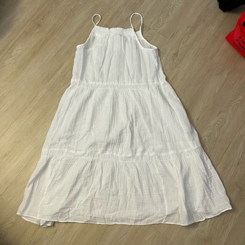 NWT WHITE H&M BEACH COVERUP DRESS